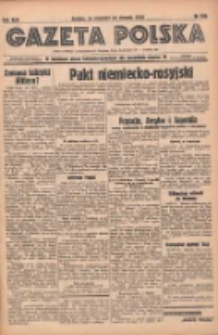 Gazeta Polska: codzienne pismo polsko-katolickie dla wszystkich stan&oacute;w 1939.08.24 R.43 Nr196