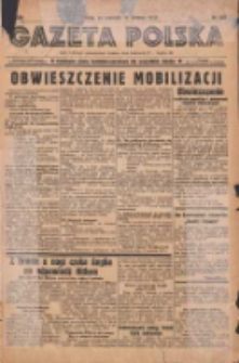 Gazeta Polska: codzienne pismo polsko-katolickie dla wszystkich stan&oacute;w 1939.08.31 R.43 Nr202