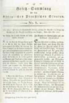 Gesetz-Sammlung für die Königlichen Preussischen Staaten. 1815.06.15 No8