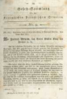Gesetz-Sammlung f&uuml;r die K&ouml;niglichen Preussischen Staaten. 1815.07.08 No9