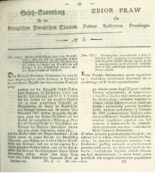 Gesetz-Sammlung f&uuml;r die K&ouml;niglichen Preussischen Staaten. 1828 No2