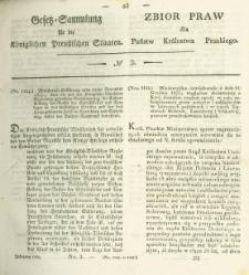 Gesetz-Sammlung f&uuml;r die K&ouml;niglichen Preussischen Staaten. 1828 No3