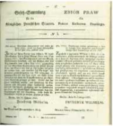 Gesetz-Sammlung f&uuml;r die K&ouml;niglichen Preussischen Staaten. 1829 No3