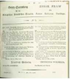 Gesetz-Sammlung f&uuml;r die K&ouml;niglichen Preussischen Staaten. 1829 No9