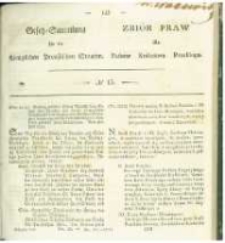 Gesetz-Sammlung für die Königlichen Preussischen Staaten. 1829 No15