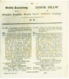 Gesetz-Sammlung für die Königlichen Preussischen Staaten. 1840 No10