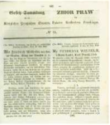 Gesetz-Sammlung f&uuml;r die K&ouml;niglichen Preussischen Staaten. 1840 No11