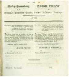 Gesetz-Sammlung f&uuml;r die K&ouml;niglichen Preussischen Staaten. 1840 No23