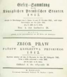 Gesetz-Sammlung für die Königlichen Preussischen Staaten. 1842 No1