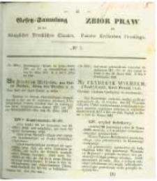Gesetz-Sammlung f&uuml;r die K&ouml;niglichen Preussischen Staaten. 1842 No3