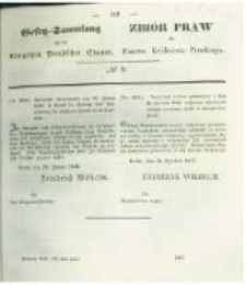 Gesetz-Sammlung f&uuml;r die K&ouml;niglichen Preussischen Staaten. 1842 No9