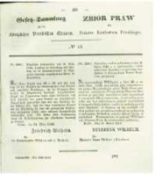Gesetz-Sammlung f&uuml;r die K&ouml;niglichen Preussischen Staaten. 1842 No14