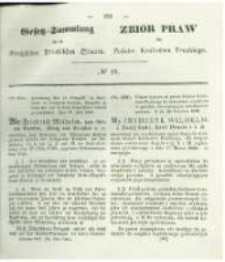 Gesetz-Sammlung f&uuml;r die K&ouml;niglichen Preussischen Staaten. 1842 No19