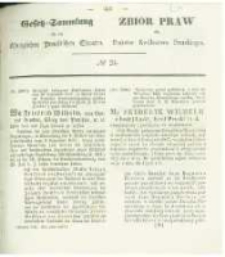 Gesetz-Sammlung f&uuml;r die K&ouml;niglichen Preussischen Staaten. 1842 No24