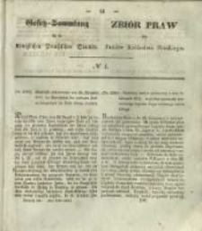 Gesetz-Sammlung f&uuml;r die K&ouml;niglichen Preussischen Staaten. 1844 No4