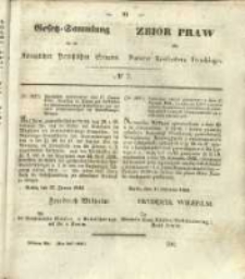 Gesetz-Sammlung f&uuml;r die K&ouml;niglichen Preussischen Staaten. 1844 No7