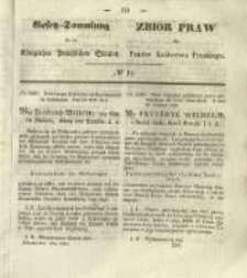 Gesetz-Sammlung f&uuml;r die K&ouml;niglichen Preussischen Staaten. 1844 No11