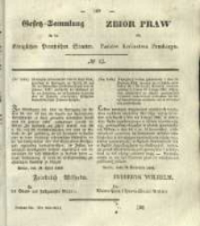 Gesetz-Sammlung f&uuml;r die K&ouml;niglichen Preussischen Staaten. 1844 No12
