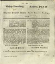 Gesetz-Sammlung f&uuml;r die K&ouml;niglichen Preussischen Staaten. 1844 No14