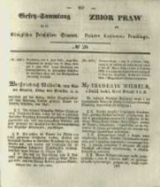 Gesetz-Sammlung f&uuml;r die K&ouml;niglichen Preussischen Staaten. 1844 No20