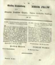 Gesetz-Sammlung für die Königlichen Preussischen Staaten. 1844 No27