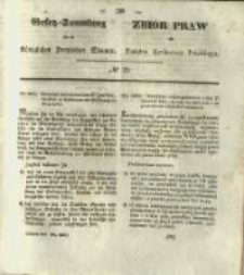 Gesetz-Sammlung f&uuml;r die K&ouml;niglichen Preussischen Staaten. 1844 No29