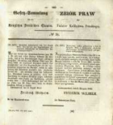 Gesetz-Sammlung f&uuml;r die K&ouml;niglichen Preussischen Staaten. 1844 No36