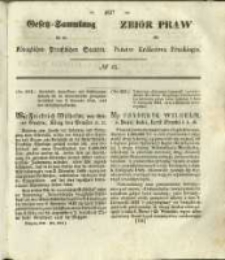 Gesetz-Sammlung f&uuml;r die K&ouml;niglichen Preussischen Staaten. 1844 No41