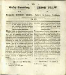 Gesetz-Sammlung für die Königlichen Preussischen Staaten. 1844 No43
