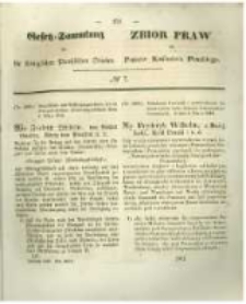 Gesetz-Sammlung f&uuml;r die K&ouml;niglichen Preussischen Staaten. 1846 No7