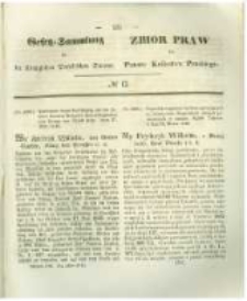 Gesetz-Sammlung f&uuml;r die K&ouml;niglichen Preussischen Staaten. 1846 No12
