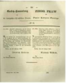 Gesetz-Sammlung für die Königlichen Preussischen Staaten. 1846 No14