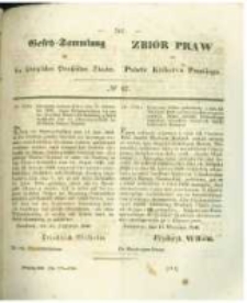 Gesetz-Sammlung f&uuml;r die K&ouml;niglichen Preussischen Staaten. 1846 No42