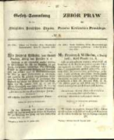 Gesetz-Sammlung f&uuml;r die K&ouml;niglichen Preussischen Staaten. 1856.01.29 No3