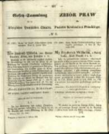Gesetz-Sammlung f&uuml;r die K&ouml;niglichen Preussischen Staaten. 1856.02.27 No6