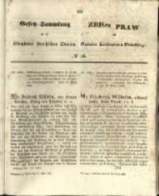 Gesetz-Sammlung f&uuml;r die K&ouml;niglichen Preussischen Staaten. 1856.04.17 No16