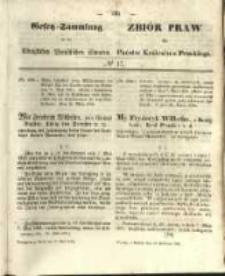 Gesetz-Sammlung für die Königlichen Preussischen Staaten. 1856.04.19 No17