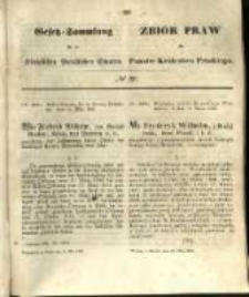 Gesetz-Sammlung f&uuml;r die K&ouml;niglichen Preussischen Staaten. 1856.05.16 No20