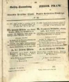 Gesetz-Sammlung für die Königlichen Preussischen Staaten. 1856.05.21 No22