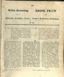 Gesetz-Sammlung f&uuml;r die K&ouml;niglichen Preussischen Staaten. 1856.08.30 No45