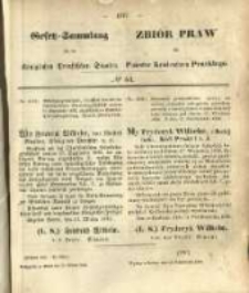 Gesetz-Sammlung f&uuml;r die K&ouml;niglichen Preussischen Staaten. 1856.10.23 No53