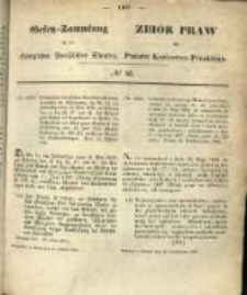 Gesetz-Sammlung f&uuml;r die K&ouml;niglichen Preussischen Staaten. 1856.10.30 No55