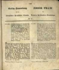 Gesetz-Sammlung f&uuml;r die K&ouml;niglichen Preussischen Staaten. 1856.11.05 No57