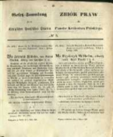Gesetz-Sammlung f&uuml;r die K&ouml;niglichen Preussischen Staaten. 1858.03.01 No5