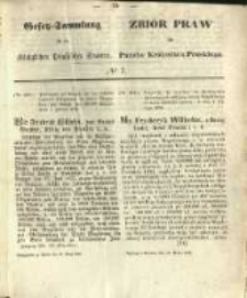 Gesetz-Sammlung f&uuml;r die K&ouml;niglichen Preussischen Staaten. 1858.03.20 No7