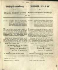 Gesetz-Sammlung f&uuml;r die K&ouml;niglichen Preussischen Staaten. 1858.03.31 No10