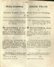 Gesetz-Sammlung f&uuml;r die K&ouml;niglichen Preussischen Staaten. 1858.04.13 No13