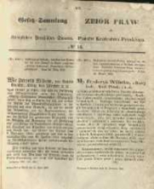 Gesetz-Sammlung für die Königlichen Preussischen Staaten. 1858.04.21 No14