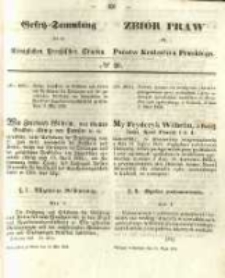Gesetz-Sammlung f&uuml;r die K&ouml;niglichen Preussischen Staaten. 1858.05.15 No20