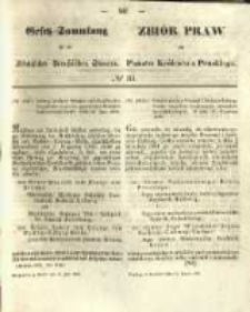 Gesetz-Sammlung f&uuml;r die K&ouml;niglichen Preussischen Staaten. 1858.07.13 No31
